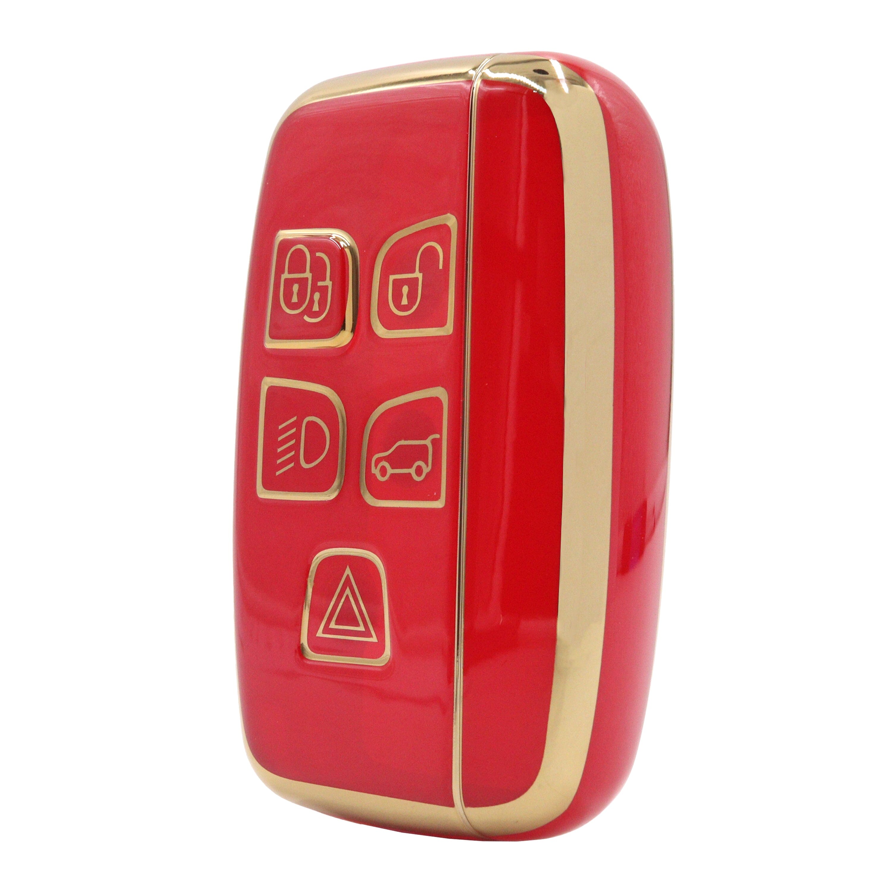 5 Button Red Car Key Sleeve To Suit Range Rover | Remote Pro